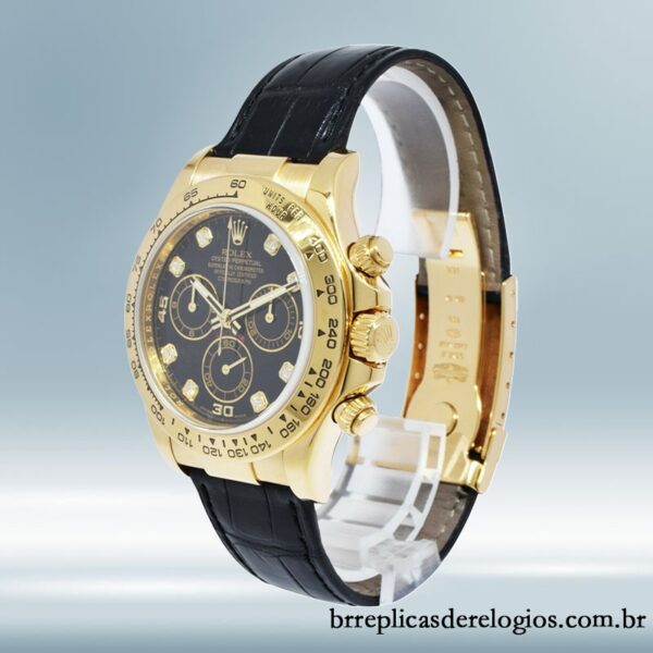 Rolex Daytona 40mm masculino 116518 Tom de ouro - Image 3