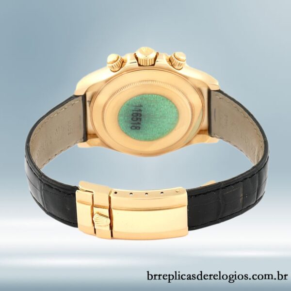 Rolex Daytona 40mm masculino 116518 Tom de ouro - Image 4
