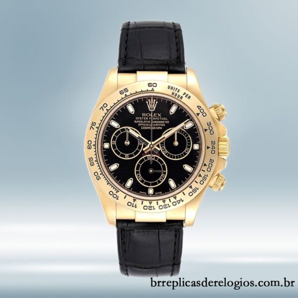 Rolex Daytona masculino 116518 40mm Correia de couro Automático - Image 2