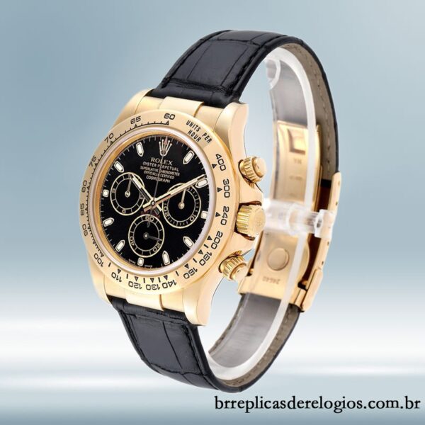 Rolex Daytona masculino 116518 40mm Correia de couro Automático - Image 3