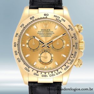 Rolex Daytona 116518 masculino 40mm Tom de ouro