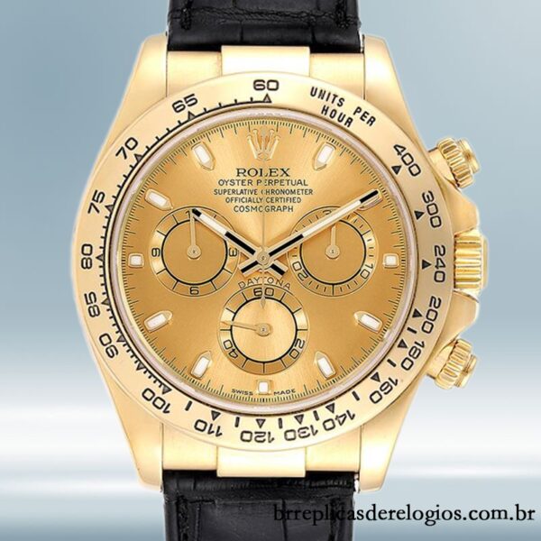 Rolex Daytona 116518 masculino 40mm Tom de ouro
