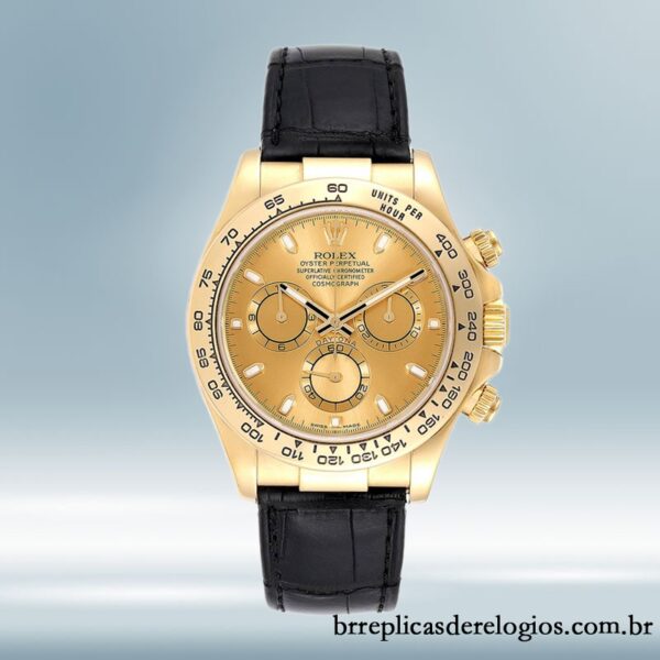 Rolex Daytona 116518 masculino 40mm Tom de ouro - Imagem 2