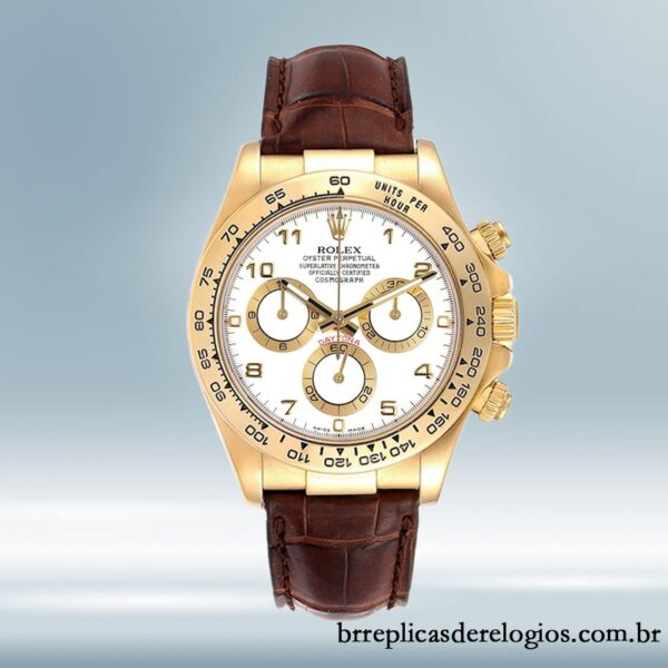Rolex Daytona masculino 116518 40mm Automático Correia de couro - Image 2