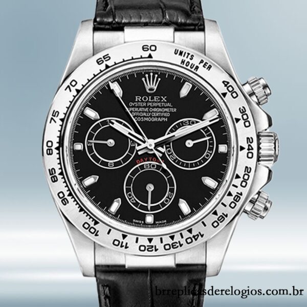 Rolex Daytona masculino 40mm 116519 Correia de couro