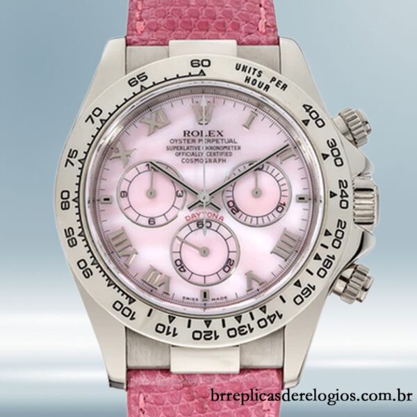 Rolex Daytona masculino 116519 40mm Mostrador Rosa