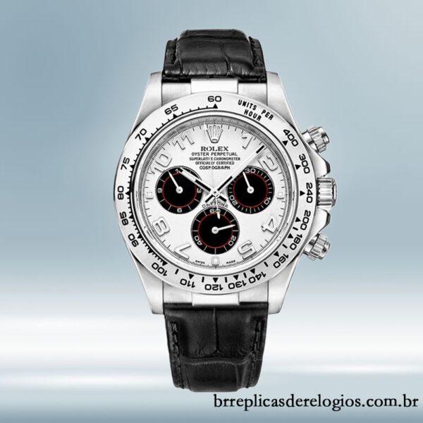 Rolex Daytona masculino 116519 40mm Automático Correia de couro - Imagem 2