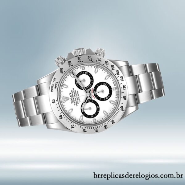 Rolex Daytona masculino 116520 40mm Automático Tom prata - Image 3