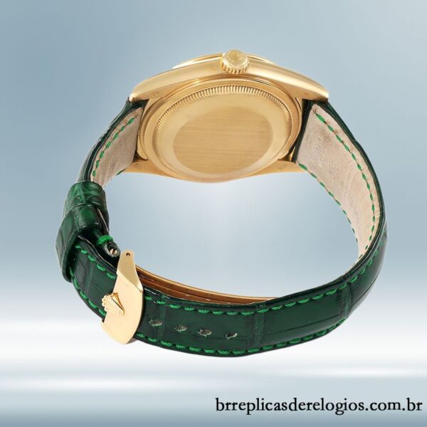 Rolex Day-Date masculino 118138 36mm Tom de ouro - Image 4