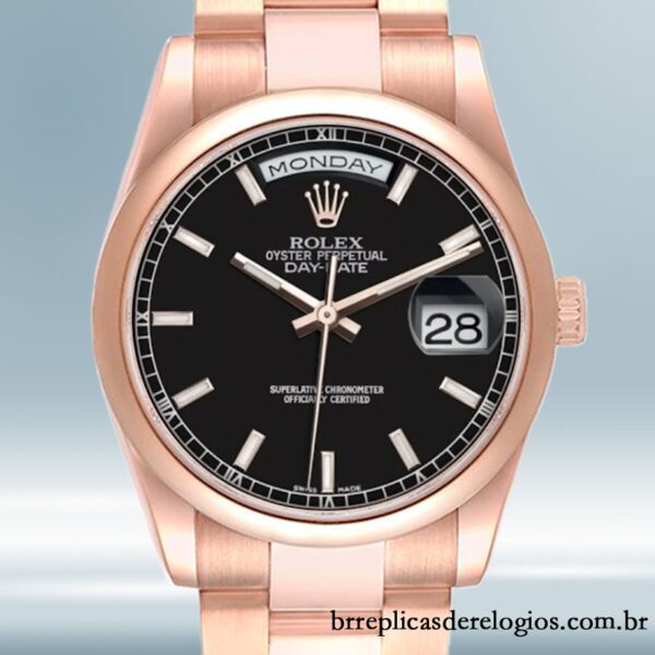 Rolex Day-Date 118205 36mm masculino Pulseira Presidente/Pulseira Ostra Automático