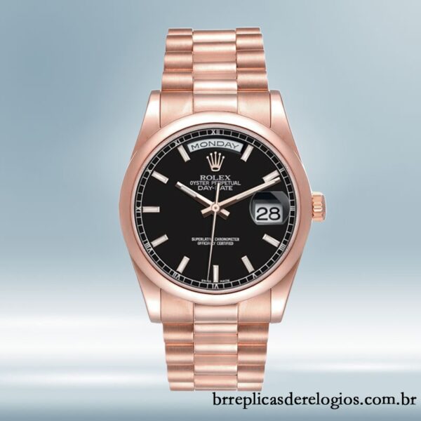 Rolex Day-Date 118205 36mm masculino Pulseira Presidente/Pulseira Ostra Automático - Image 5