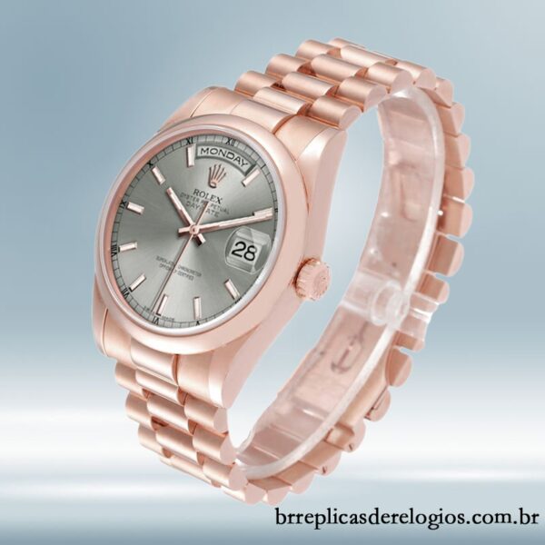 Rolex Day-Date 118205 36mm masculino Mostrador cinza Automático - Image 3