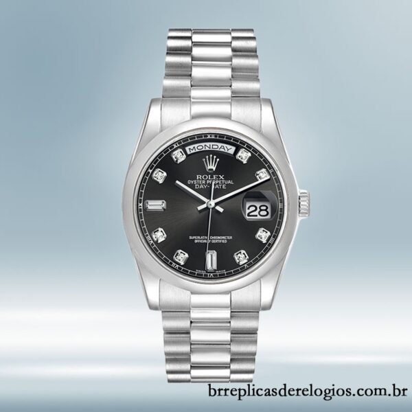 Rolex Day-Date masculino 36mm 118239-0089 Automático mostrador preto - Image 2