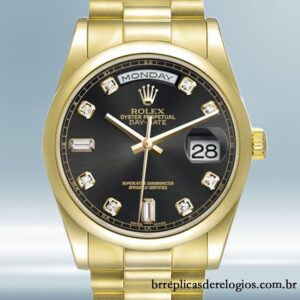 Rolex Day-Date 36mm masculino 118208-83208 Automático
