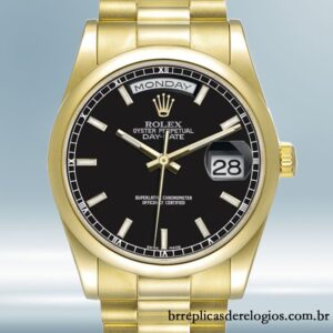 Rolex Day-Date 36mm 118208 masculino Pulseira Presidente/Pulseira Ostra