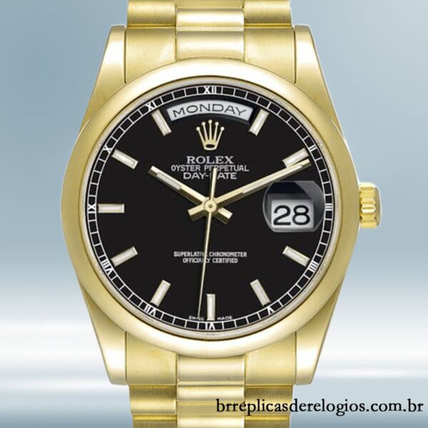 Rolex Day-Date 36mm 118208 masculino Pulseira Presidente/Pulseira Ostra