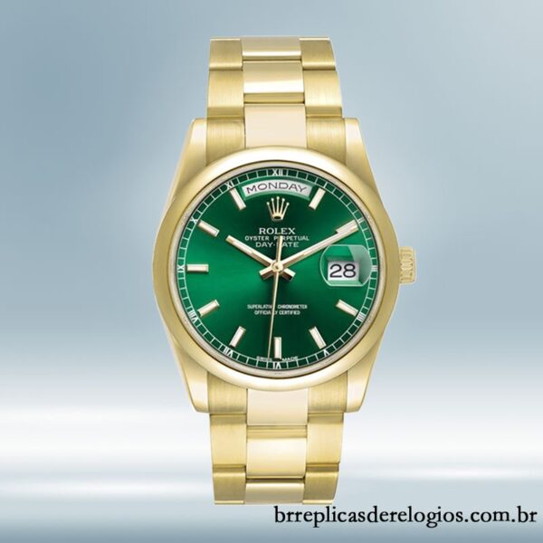 Rolex Day-Date masculino 36mm m118208-0349 Pulseira Presidente/Pulseira Ostra - Image 5