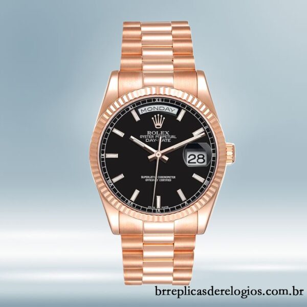 Rolex Day-Date 118235 masculino 36mm pulseira do presidente - Imagem 2