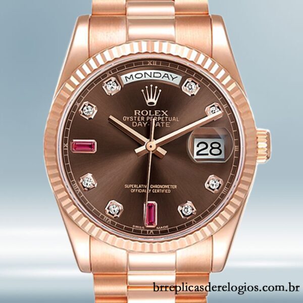 Rolex Day-Date 36mm masculino 118235 pulseira do presidente