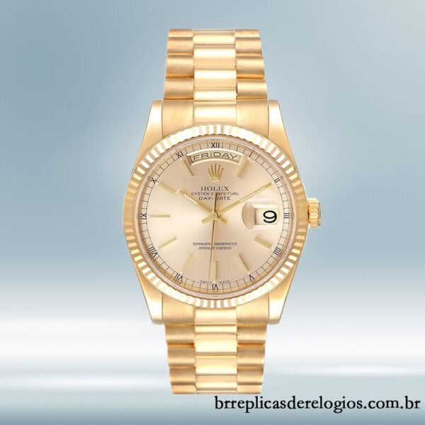 Rolex Day-Date masculino 118238 36mm pulseira do presidente Automático - Image 2