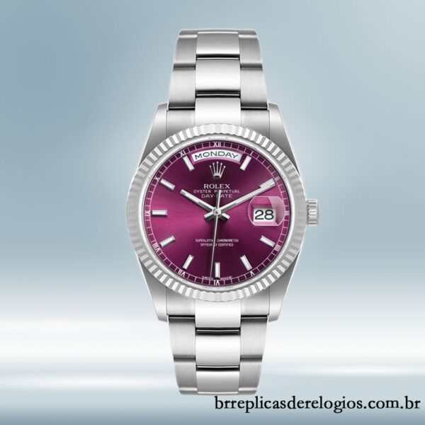 Rolex Day-Date m118239-0304 masculino 36mm Automático Tom prata - Image 2