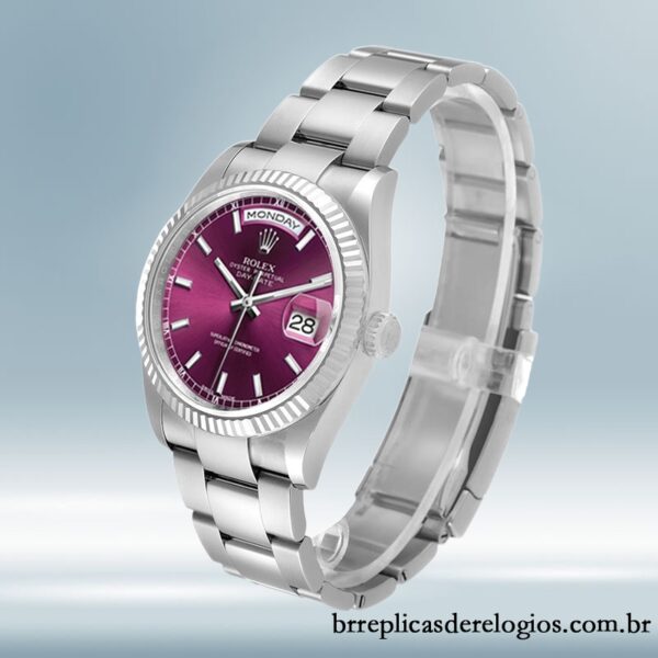 Rolex Day-Date m118239-0304 masculino 36mm Automático Tom prata - Image 3