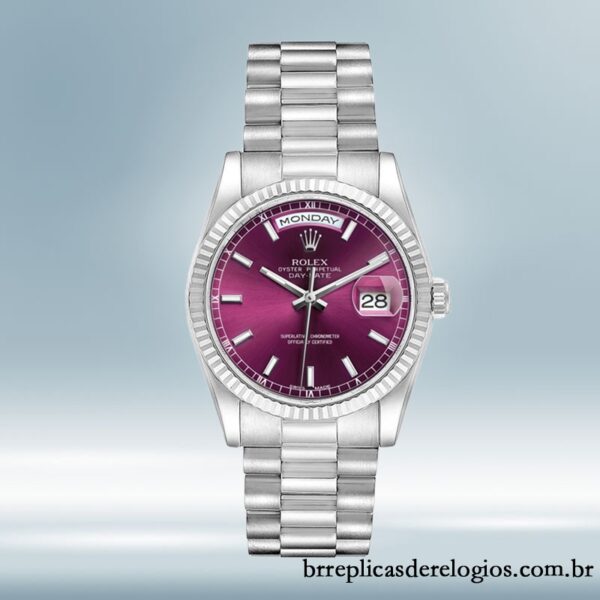 Rolex Day-Date m118239-0304 masculino 36mm Automático Tom prata - Image 5