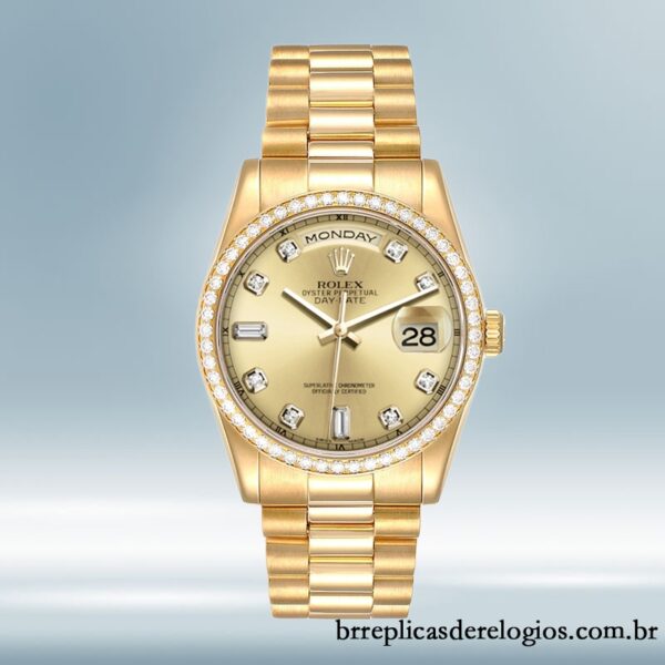 Rolex Day-Date 36mm masculino m118348-0042 Automático - Image 2