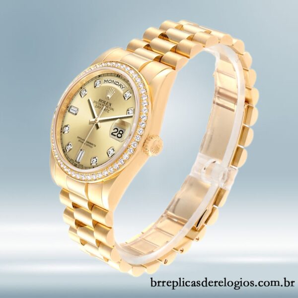 Rolex Day-Date 36mm masculino m118348-0042 Automático - Image 3