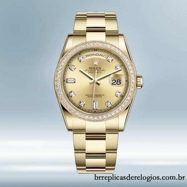 Rolex Day-Date 36mm masculino m118348-0042 Automático - Image 5