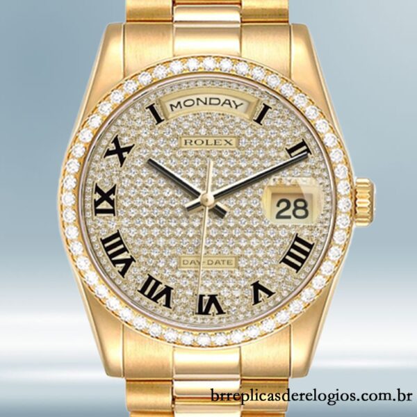 Rolex Day-Date m118348-0226 masculino 36mm Pulseira Oyster/Pulseira Presidente