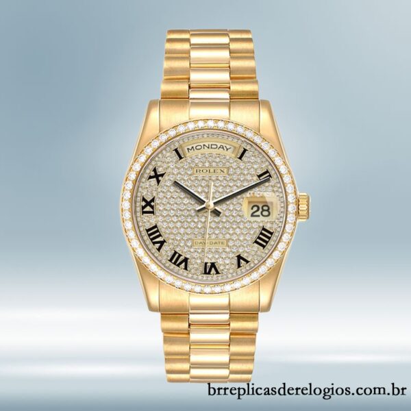 Rolex Day-Date m118348-0226 masculino 36mm Pulseira Oyster/Pulseira Presidente - Image 2
