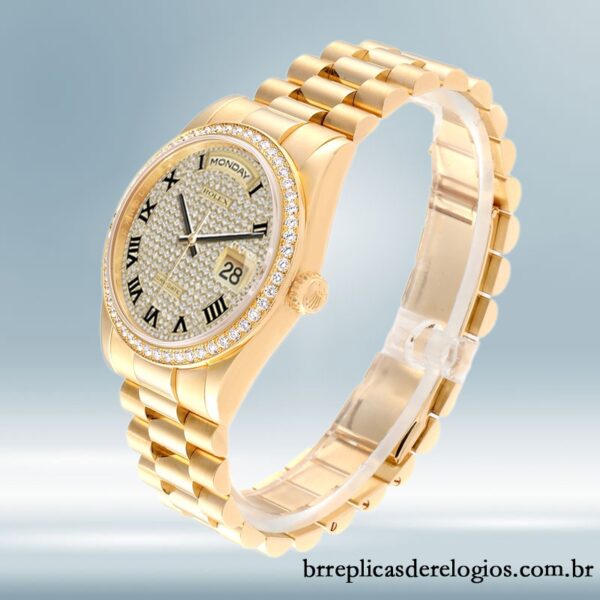 Rolex Day-Date m118348-0226 masculino 36mm Pulseira Oyster/Pulseira Presidente - Image 3
