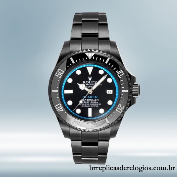 Rolex Deepsea masculino 43mm 126660 mostrador preto - Image 2