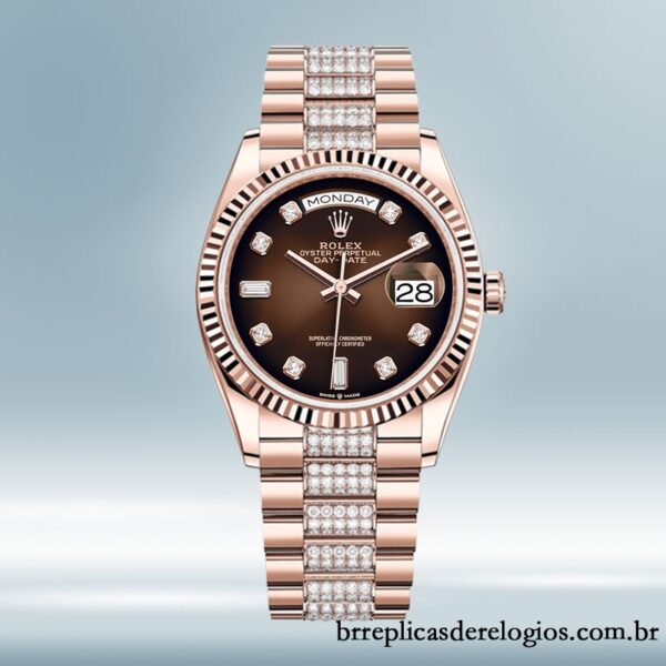 Rolex Day-Date masculino m128235-0038 36mm Automático - Imagem 2