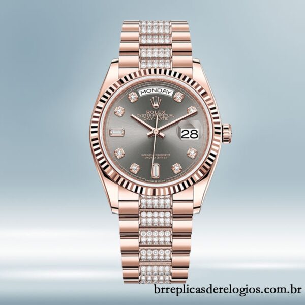 Rolex Day-Date m128235-0051 masculino 36mm pulseira do presidente - Image 2