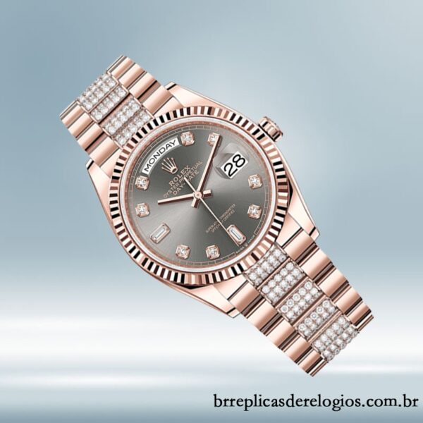 Rolex Day-Date m128235-0051 masculino 36mm pulseira do presidente - Image 3