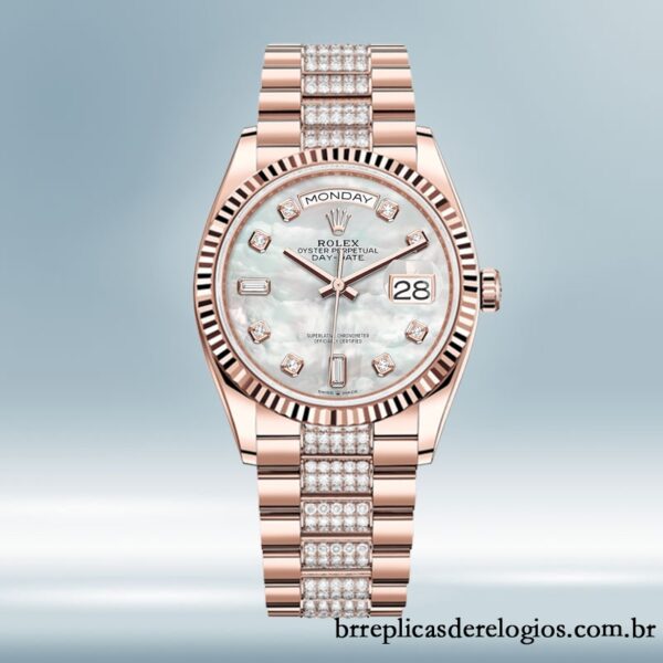 Rolex Day-Date m128235-0032 masculino 36mm Mostrador Madrepérola Automático - Image 2