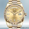 Rolex Day-Date m128238-0026 masculino 36mm mostrador champanhe Automático