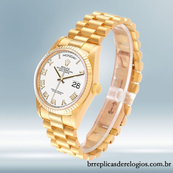 Rolex Day-Date 36mm masculino 128238 Automático - Image 3
