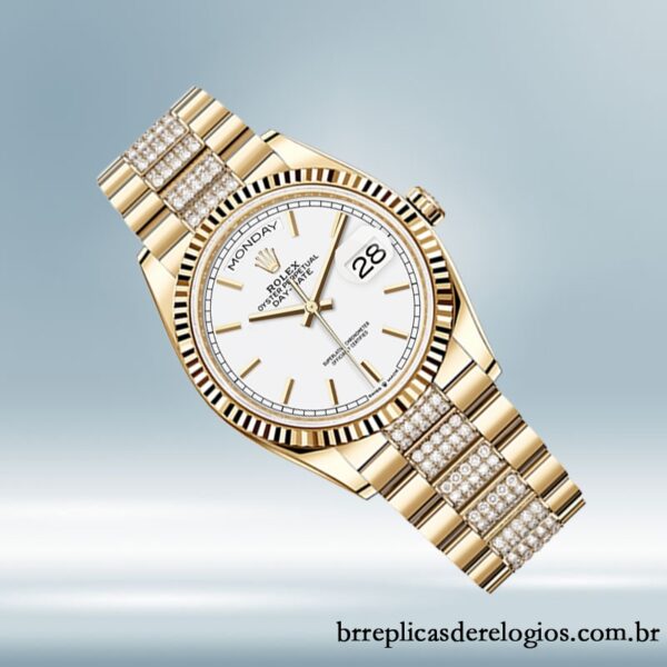 Rolex Day-Date m128238-0082 masculino 36mm pulseira do presidente - Image 3