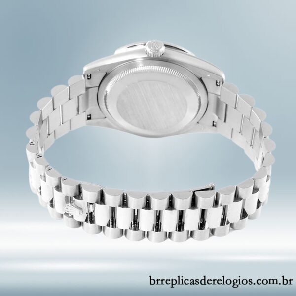 Rolex Day-Date m128239-0005 masculino 36mm Tom prata - Image 4