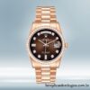 Rolex Day-Date m128345rbr-0040 masculino 36mm Automático Rosa Dourado - Imagem 2