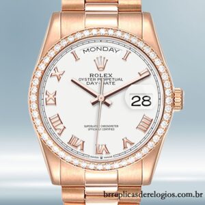 Rolex Day-Date 36mm m128345rbr-0054 masculino Automático