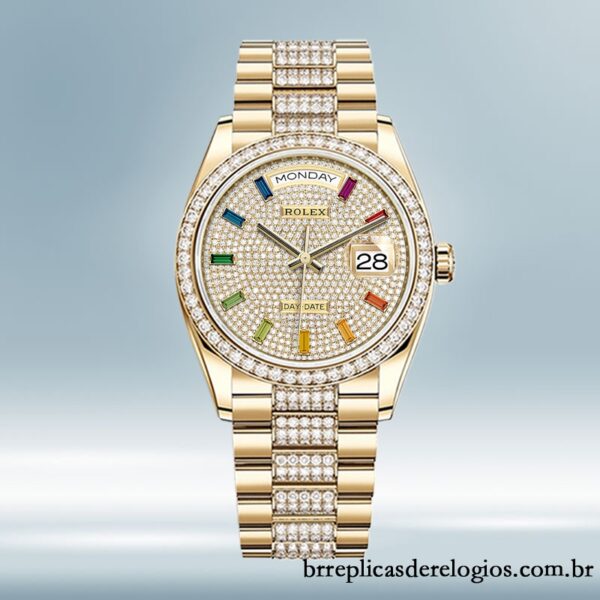 Rolex Day-Date 36mm m128348rbr-0031 masculino pulseira do presidente Automático - Image 2