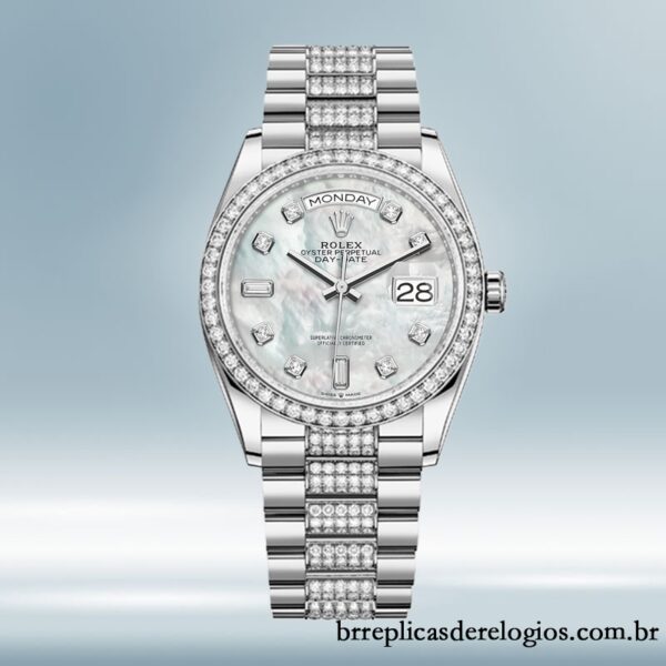 Rolex Day-Date m128349rbr-0014 36mm masculino pulseira do presidente - Image 2