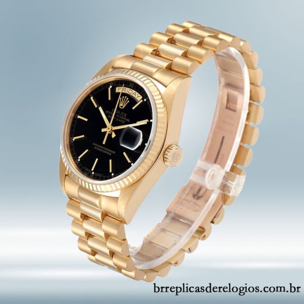 Rolex Day-Date masculino 18038 36mm pulseira do presidente - Image 3