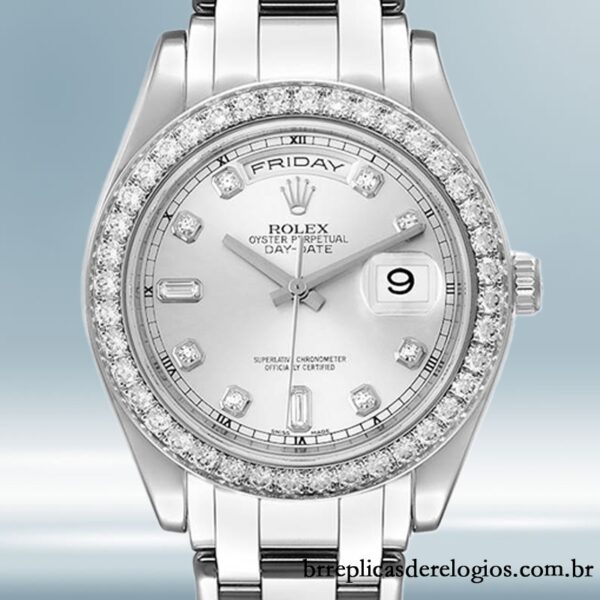 Rolex Pearlmaster 36mm 18946 Unissex Mostrador Prateado