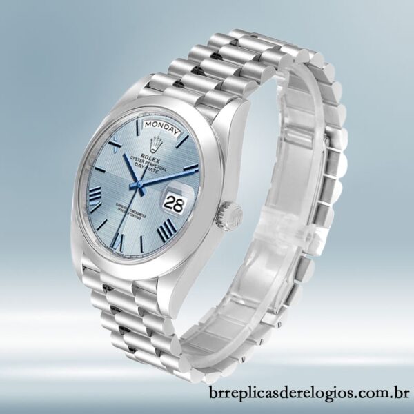 Rolex Day-Date masculino m228206-0001 40mm pulseira do presidente - Imagem 3