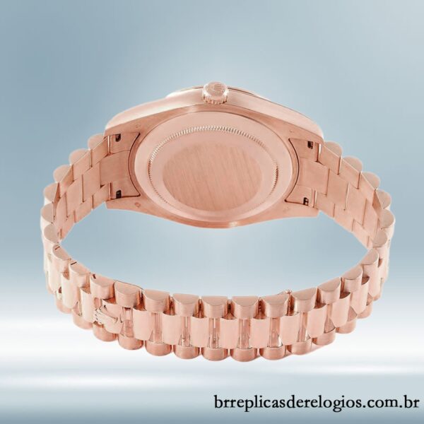 Rolex Day-Date 40mm m228235-0005 masculino pulseira do presidente Rosa Dourado - Image 4